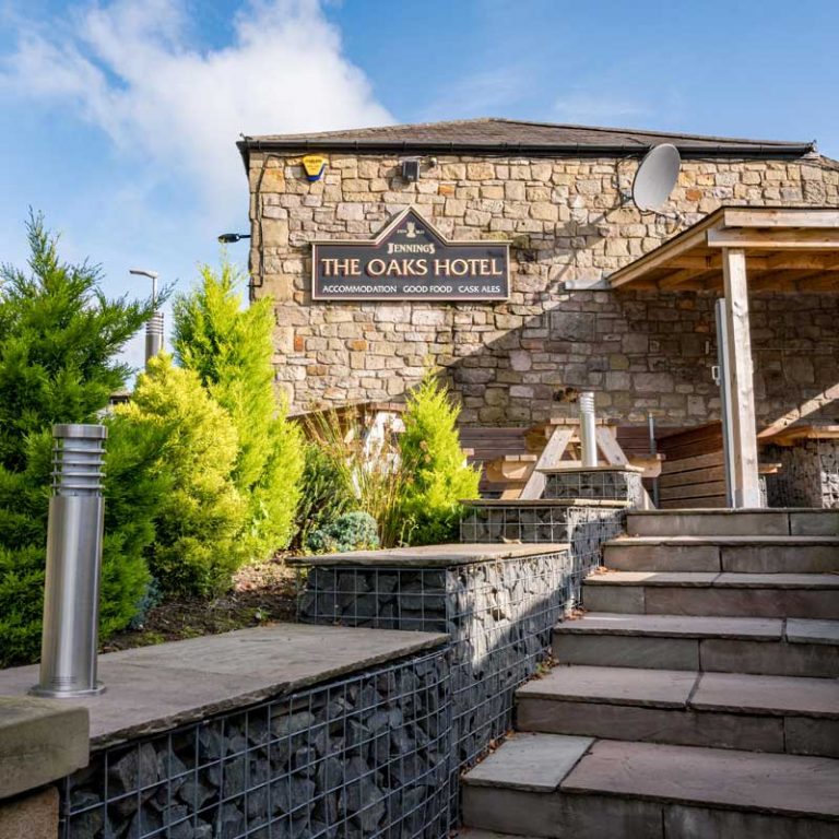 The Oaks Hotel, Accommodation in Alnwick, Northumberland.