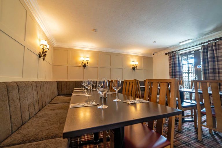 Function Room at The Oaks Hotel in Alnwick, Northumberland.