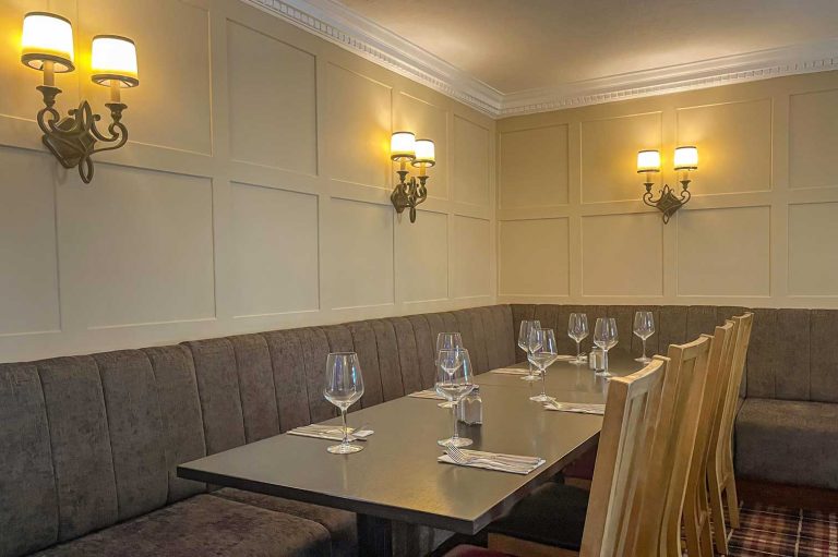 Function Room at The Oaks Hotel in Alnwick, Northumberland.